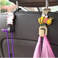 car accessories 2pcs Creative Cartoon Lovely Car Car Seat Back Small Hook Storage Hook Car Hook