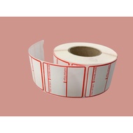 TIMBANG STICKER LABEL DIBAL BIZERBA ISHIDA DIGI RONGTA ASHICA WEIGHING SCALE LABEL SCALE