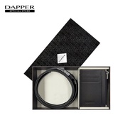 DAPPER กิ๊ฟเซ็ท กระเป๋าสตางค์ Zip Card Holder & เข็มขัดหนัง Reversible Belt