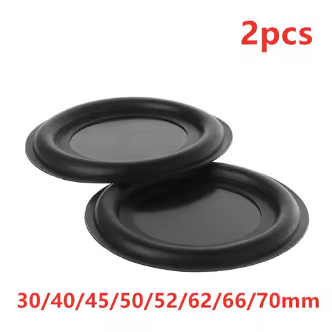 2pcs 30/40/45/50/52/62/66/70mm Passive Radiator Subwoofer Speaker Vibration Membrane Bass Rubber Woo