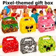 Souvenir Box Candy Giveaway Loot Kids Bags Favor Minecraft Theme Lootbags