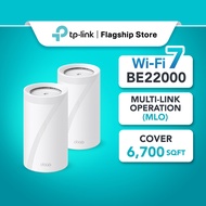 TP-Link BE22000 WiFi 7 Tri-Band Whole Home AI-Driven Mesh Wifi Router With Homeshield Deco BE85 (1 /