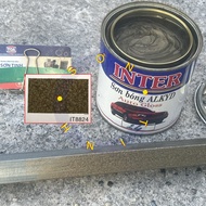 Sơn vân bông Inter sơn sần màu đồng đen vàng nâu 8824 (900gr)