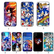 OPPO A17 k A58 A78 A18 A3 Pro A3X A80 5g Realme C35 c55 narzo N55 U18 Sonic The Hedgehog Soft black 
