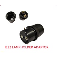 BC ADAPTOR /B22 Adaptor BC bulb Black Lamp Holder connector / BC ADAPTOR