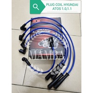 PLUG CABLE HYUNDAI ATOS 1.0,1.1 SILICON BLUE ~HOS~