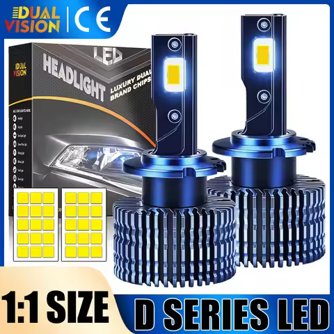 D1S D3S LED Headlights D2S D4S D5S D8S D1R D2R D3R D4R Canbus No Error 6000K 4300K 8000K CSP Chips P