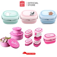 MINISO Bento Box(Stitch/Barbie Food Storage 3 pcs/We Bare Bears Bento Box Ice Bear, Panda, Grizz/Snoopy