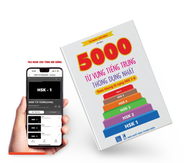 Sách - 5000 từ vựng tiếng trung thông dụng nhất theo khung từ vựng từ HSK 1-HSK6