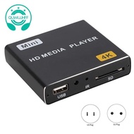 Mini 4K HDD Media Player 1080P Horizontal and Vertical Digital Video Player with USB Drive/SD Cards