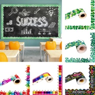 16m Adhesive Bulletin Board Border Trim Dot Border Trim Bulletin Border Classroom blackboard decorat