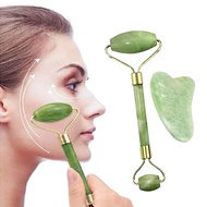 ✨Gua Sha Scraping Plate and Jade Face Roller Set Traditional Facial Face Massager Tools Set