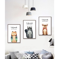 Print Laminate wood press ANIMAL PAINTINGS - Model 6 (3 HCN 3x20x30, 3x30x40, 3x40x60). PRINT PHOTOS