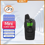 KSUN V6 Mini Walkie Talkie Wireless Device Communication Radio Dua Way