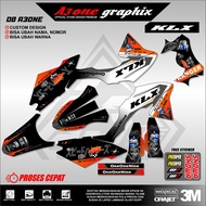 Full body sticker decal klx bf, KLX G custom design (can change color, name and number) CODE 08 A3ON