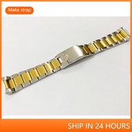 For TUDOR Strap Silver Medium Gold Steel Black Bay watchband Series High Quality Stainless Male 22mm