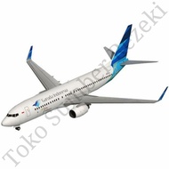 Papercraft Pesawat Garuda Indonesia A737 DIY Paper Craft Boeing 737