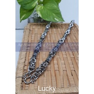 Stainless Steel Thai Buddha Necklace Stainless Steel 8mm Thai Amulet Necklace