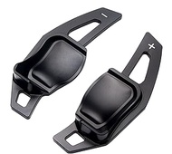 SK CUSTOM Steering Wheel Accessories Shift Paddle Shifter Extension Aluminum Alloy Black compatible with VOLKSWAGEN Golf 6 Tiguan MK5 MK6 Jetta GTI R20 R36 CC Scirocco