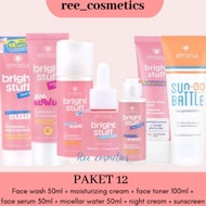 Emina Bright Stuff Paket Lengkap Skincare 1 Set | Emina Paket Skincare