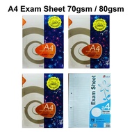 Standard A4 Exam Sheet/ Test Paper