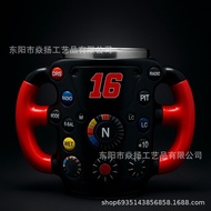 New Style F1 Steering Wheel 3D Mug F1 Fleet Steering Wheel 3D Resin Stainless Steel Mug O