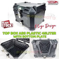 Top Box 45Liter Universal Box ABS Plastic Box X-Design and Stlye ABS Box