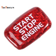 Carbon Fiber Car  Start Button Sticker Interior Trim for  V40  S60 S60L XC60 S80L S80 Interior Acces