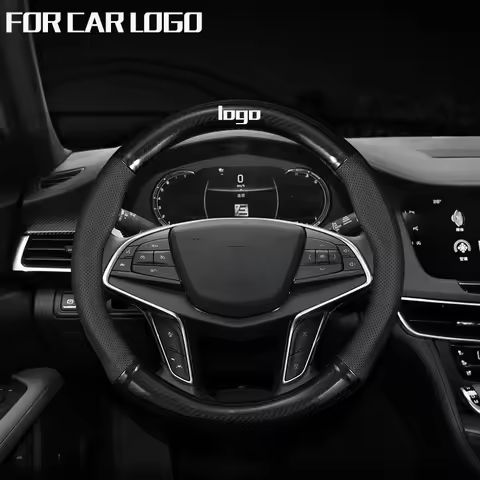 Carbon Fiber+Leather Car Steering Wheel Cover for BMW E38 E39 E46 X2 X3 X5 X6 X7 ZZ3 Z4 1/2/3/4/5/7/