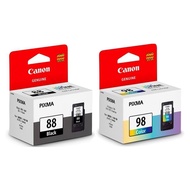 Canon PG 88 CL 98 Black and Color Ink Cartridge E510/E610/E500/E600 PG88 CL98