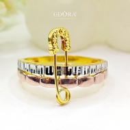 GDORA Gold Pin Luxe 3C Ring 916
