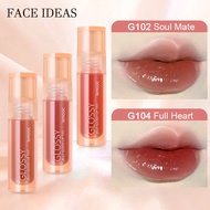 Jelly Glossy Lip Tint Mirror Water Glossy Lip Glaze Long-Lasting Jelly Lipstick