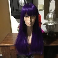 sakura matou wig cosplay fate stay night series fgo dark purple ungu