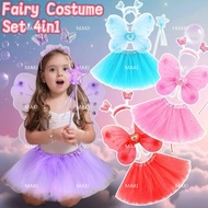 Set Fairy Costume For Kids Girl,Butterfly Wings,Butterfly Costume For Kids,Cartoon Character Costume