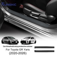 For Toyota GR Yaris 2020-2026 Car Threshold Protection Sticker Pad Car Door Protective Strip Interio