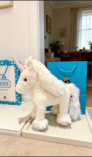 JELLYCAT 白色獨角獸毛絨玩具