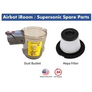 Airbot iRoom Supersonic Hepa Filter Dust Bucket Replaceable Cordless Vacuum Part Accessories Original Factory ReadyStock