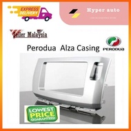 Perodua Alza Original Silver Double Din Casing alza accessories radio player casing