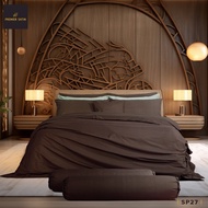 Premier Satin 3.5 ฟุต 3 ชิ้น +ผ้าห่มนวม 60"x80" สีพื้น (ป้องกันไรฝุ่น)