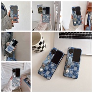 Art Flower Casing for OPPO Find N3 N2 Flip Classic Ins N3Flip N2Flip Lanyard Phone Case