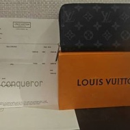 LV長型黑色銀包