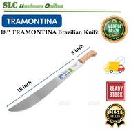 18inch TRAMONTINA Brazilian Knife (100% Original Made in Brazil) TRAMONTINA HEAVY DUTY WOOD MACHETE_