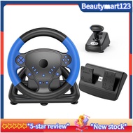 For  Game Steering Wheel Racing Game Steering Wheel 4-In-1 Steering Wheel Supports for PC/Android/