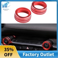 for Mazda 3 2019 2020 2021 Air Conditioning Knob Ring Protection Cap Decorative Circle Car Accessories