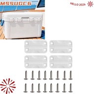 MSSUGC6 4Pcs/Set PP Cooler Hinge Replacement Kit with Screws for Igloo 50-165 Qt Rectangular Coolers