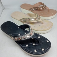 CLN S-38 SALE 11.11 Women's Casual Rubber High Heel Wedge Sandals Flip Flops Size 37-40