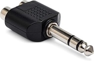 Hosa GPR-484 Dual RCA to 1/4" TRS Adaptor