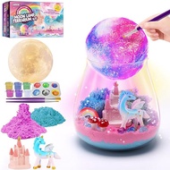 Unicorn Terrarium Kit Drawable Moon Lamp Drawing Kit Making Toy Handmade Kit Craft Kit Freedom