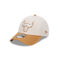 New Era หมวกรุ่น Chicago Bulls Dashmark 2-Tone Wheat Visor Stone 9Forty Cap