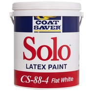 COAT SAVER Solo Paint White (Liter) - Flat Latex, Gloss Latex